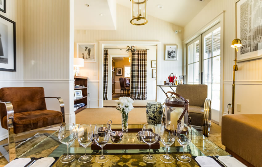 Silver Trident Tasting home living room